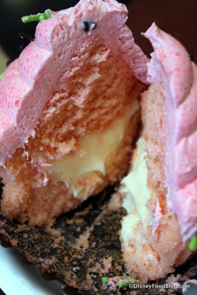 Watermelon Cupcake -- Inside