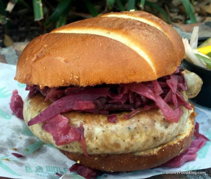 Bavarian Sausage Sandwich