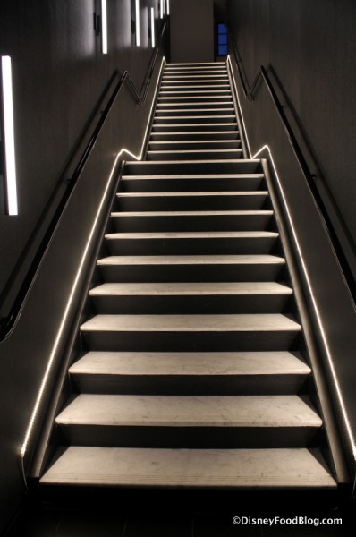 Stairwell to Upstairs Seating