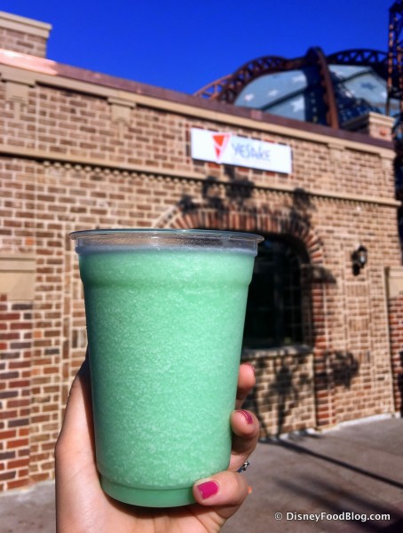 Blue Coconut and Sake Slush