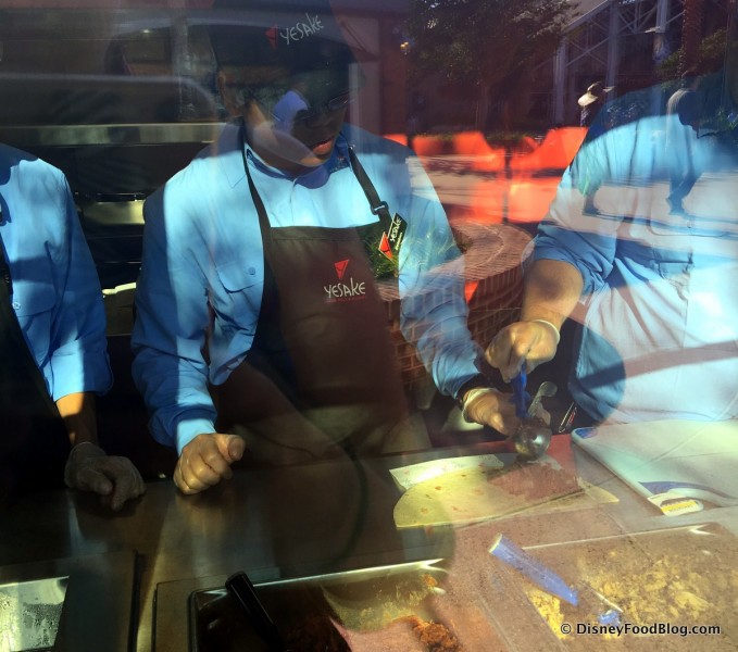 Preparing the Hand Rolls