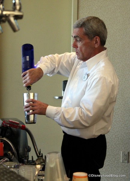 Bartender Making My Drink! (I Swear. It Already Looks Like It's Glowing.)
