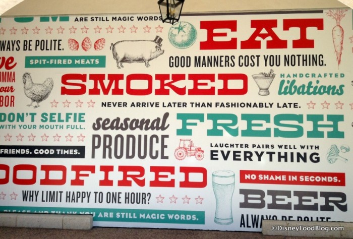 Signs in Disney Springs