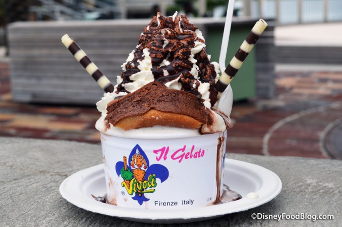 Nutella Brownie Sundae