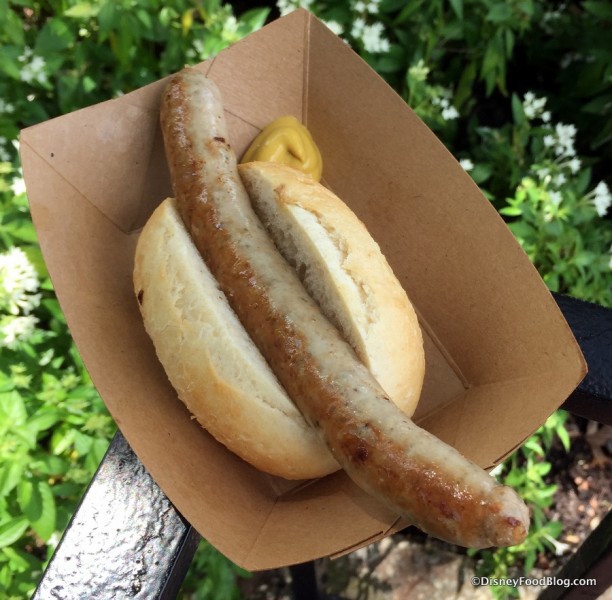 Roast Bratwurst served in a Hard Roll