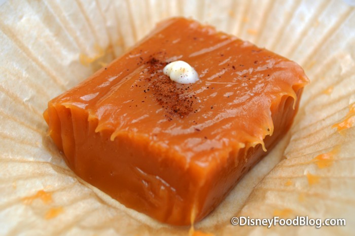 Eggnog Caramel Square