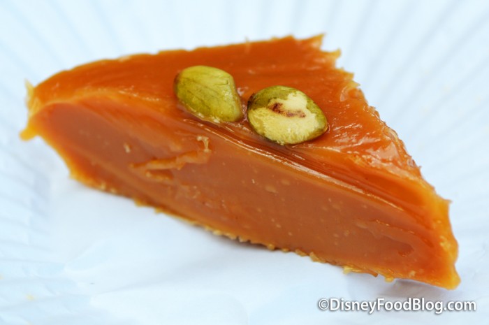 Cross-section of caramel