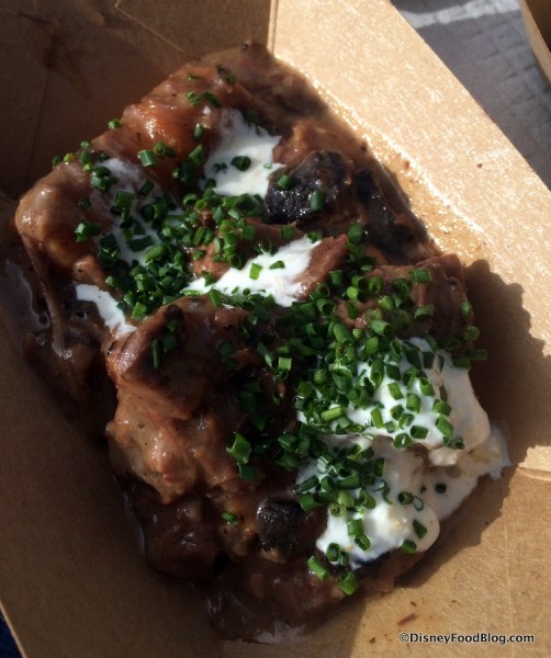 Brisket Potato Croquette with horseradish crème