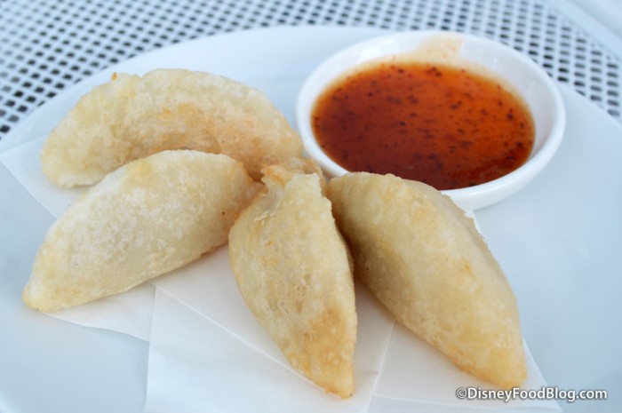 Fried Spicy Pork Dumplings