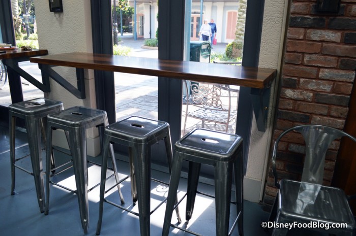 Ledge Table and Stools