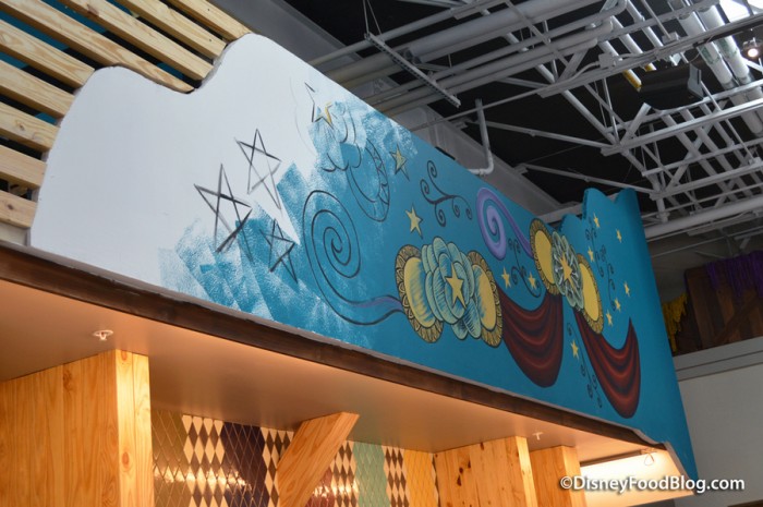 Artwork above Beverage Bay
