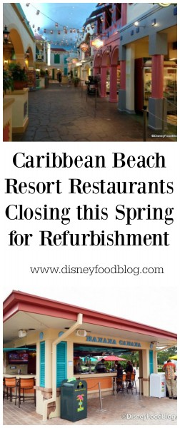 Caribbean Beach Resort Restaurants Closing this Spring for Refurbishment