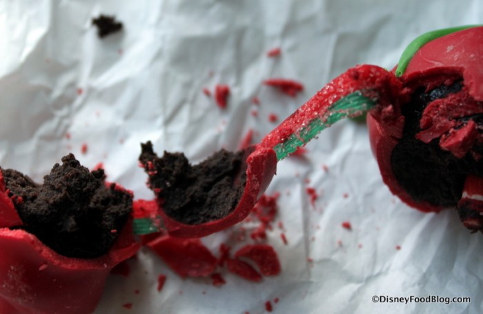 Enchanted Rose Cake Pop -- Inside