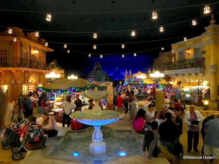 Entering the town square