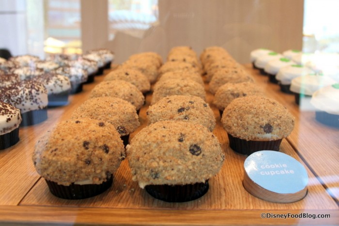 Cookie Cupcake in the Display Case