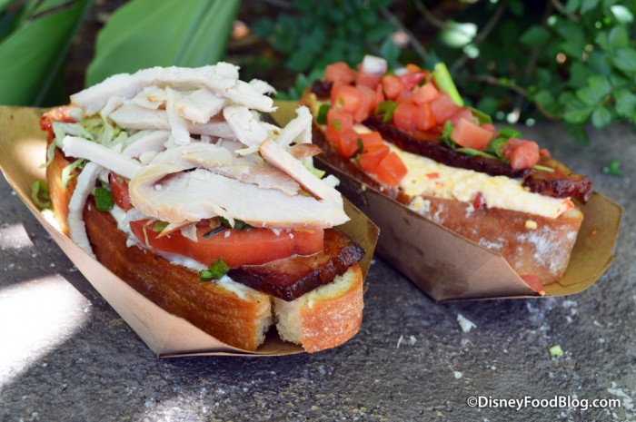 Turkey BLT and Pimento Cheese BLT at The Smiling Crocodile in Disney's Animal Kingdom