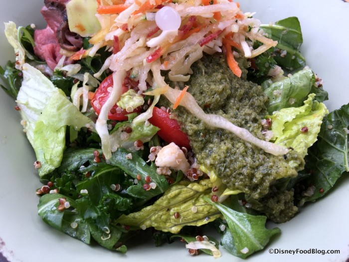 Closeup on the Chimichurri