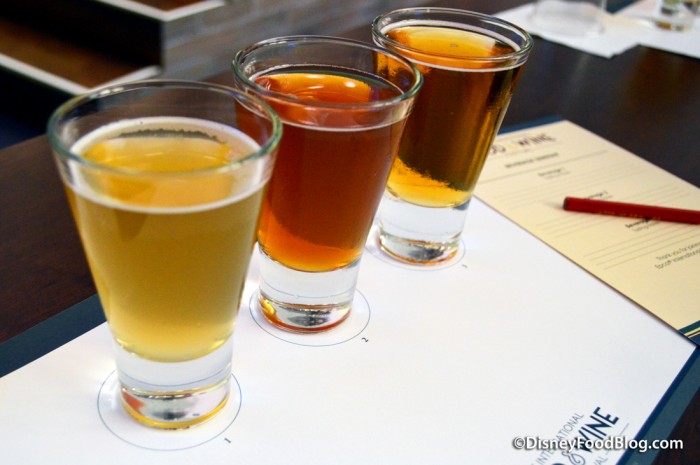Beer Samples -- Up Close