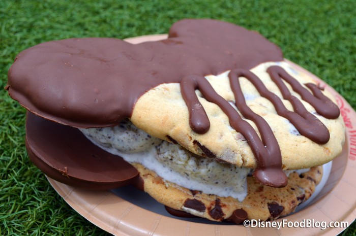 Mickey Cookie Ice Cream Sandwich