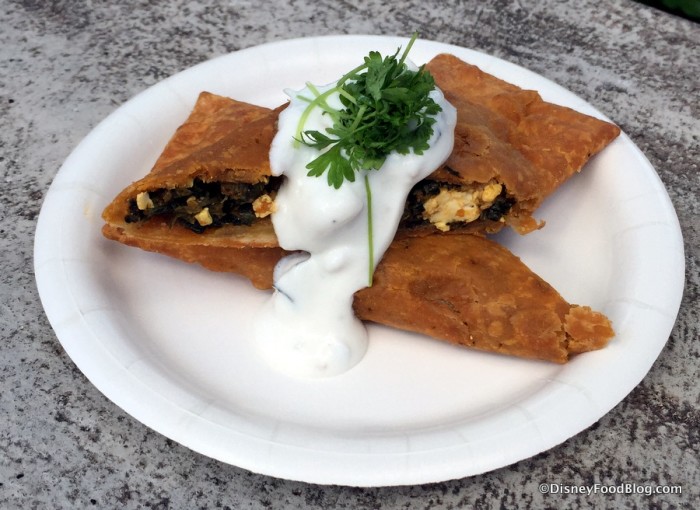 Spinach and Paneer Cheese Pocket