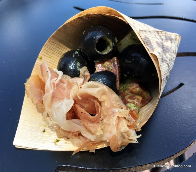 Charcuterie in a Cone