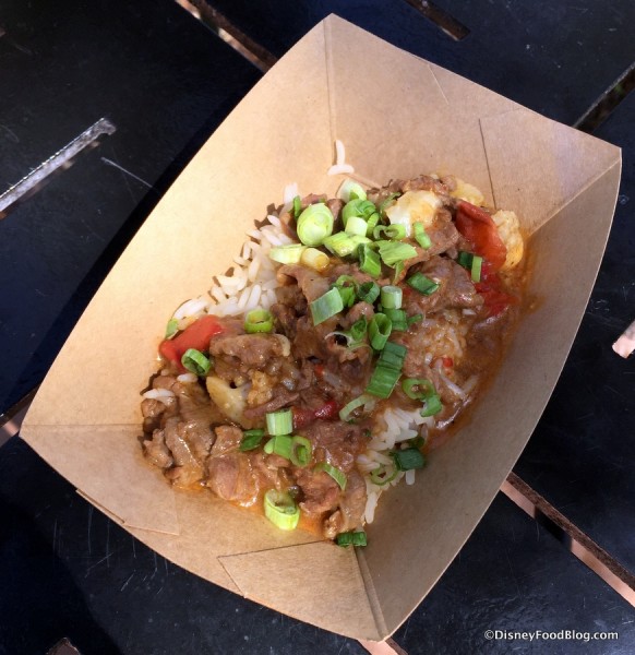 Marinated Chicken with Peanut Sauce and Stir-fried Vegetables