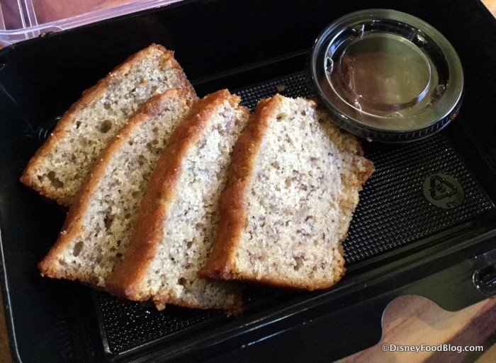 Banana Bread with House-made African Chocolate-Hazelnut Spread