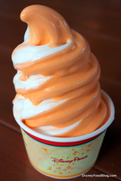 Candy Corn Soft Serve Ice Cream
