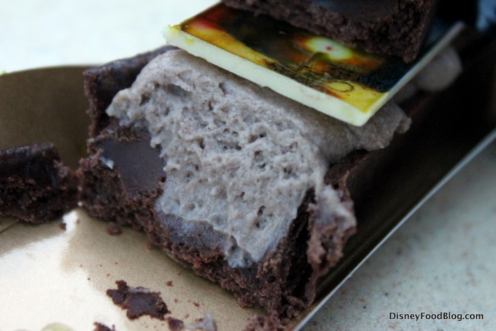 Chocolate ganache layer