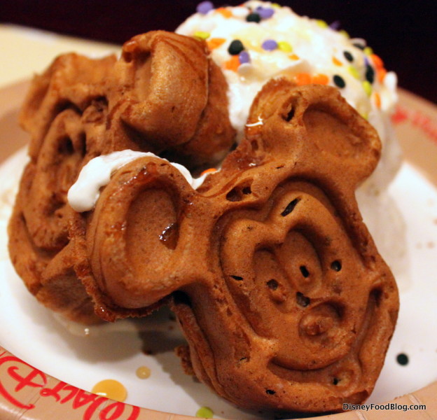 Pumpkin Waffle Sundae