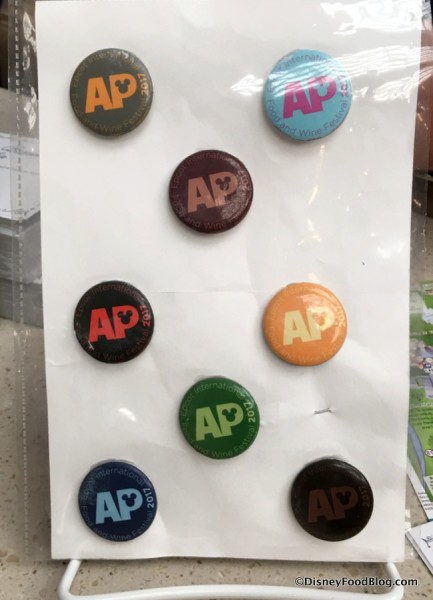 Annual Passholder Future World Booth Buttons