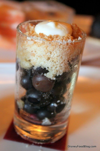 Warm Blueberry Cobbler