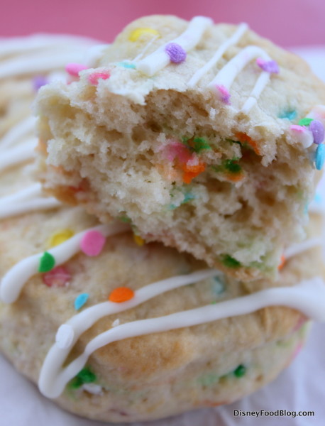 Inside of the Mickey Birthday Cake Scone