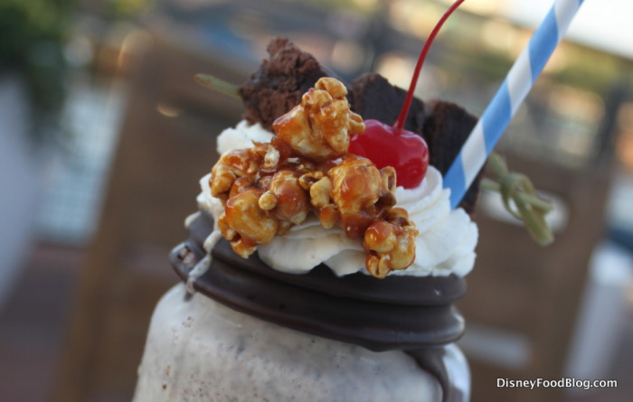 Brownie milkshake