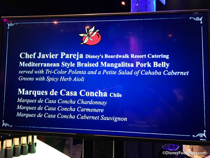 Tasting Station sign