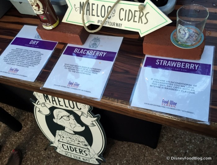 Craft Ciders in The Beer Garden