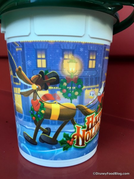 2017 Happy Holidays Popcorn Bucket