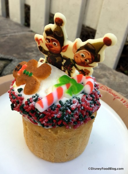 Prep and Landing Gingerbread Cupcake