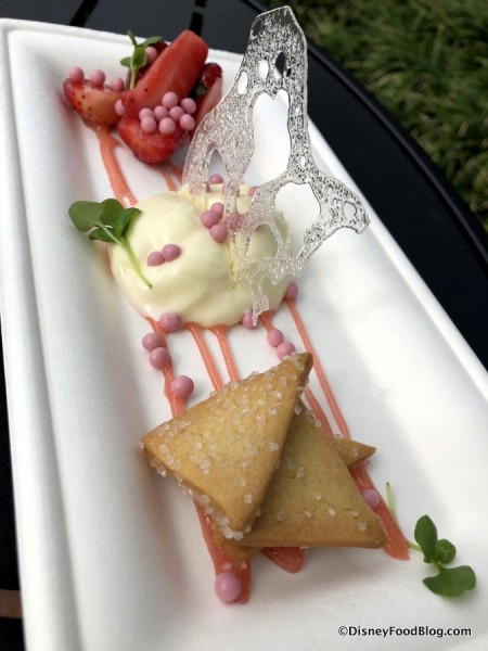 Deconstructed Strawberry Cheesecake