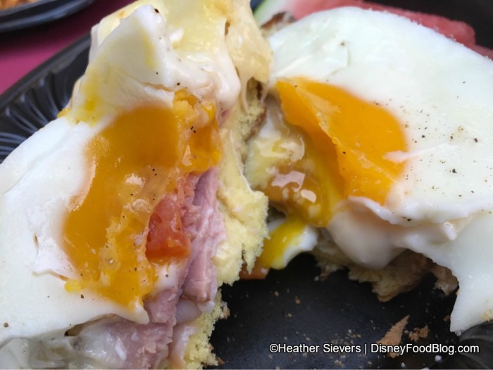 Croque Madame Sliced