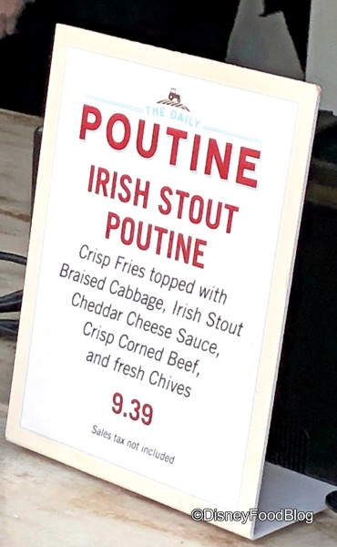 Irish Stout Poutine at The Daily Poutine