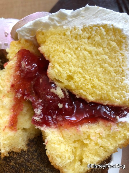 Jam inside the Millennial Pink Cupcake