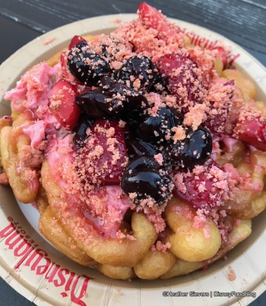 Strawberry Funnel Cake
