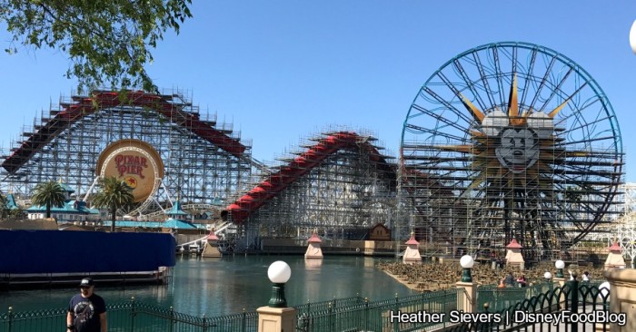 Pixar Pier in transition