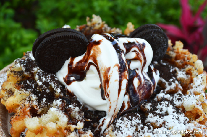 Cookies and Cream Funnel Cake