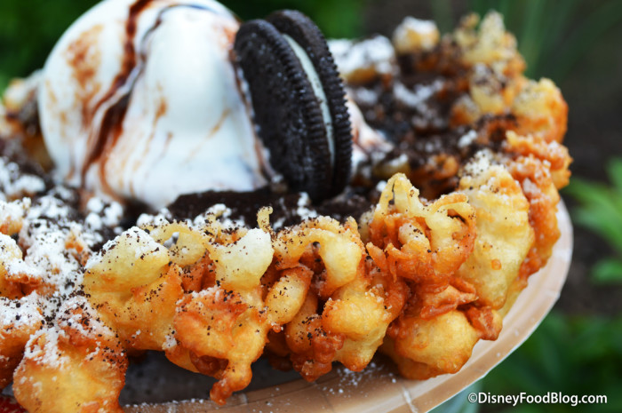 Cookies and Cream Funnel Cake