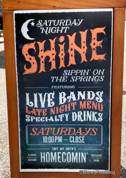 Homecomin's Saturday Night Shine