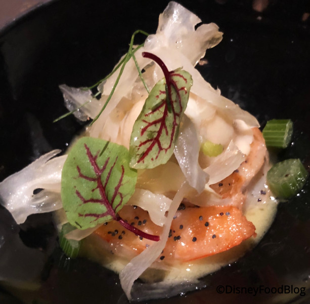 Gulf Shrimp with Poppy Seed and Lemon Ravioli