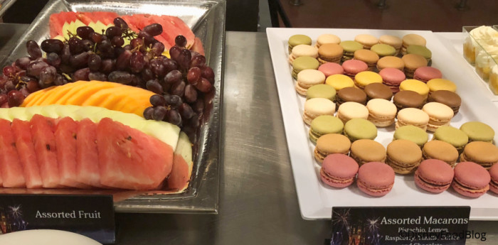 Fresh Fruit and Macarons