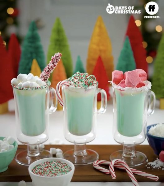 Spiked Grinch Hot Chocolate